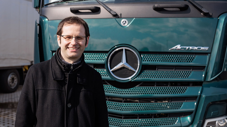 Daimler Truck-Mitarbeiter Peter Loch.
