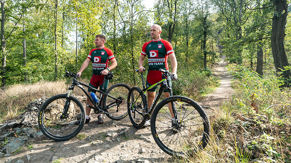 İdeal koşullar: Adrian ve Witek, Polonya'nın dağ bisikleti merkezi Aşağı Silezya'da yaşıyor.
