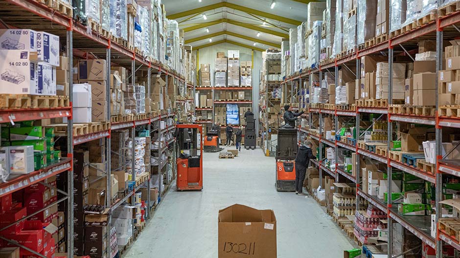 Spoiled for choice: more than 5,000 goods are in stock at PM.