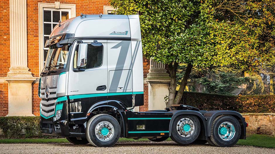 A cool look: the Actros1 was launched as a limited-edition model in Great Britain in 2018.