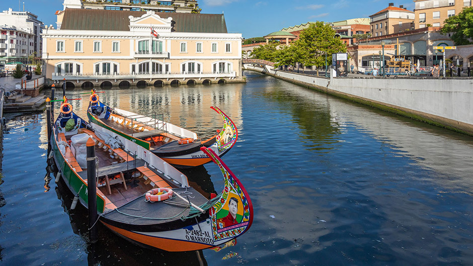 Aveiro is also known as the Venice of Portugal because of its Art Nouveau architecture.