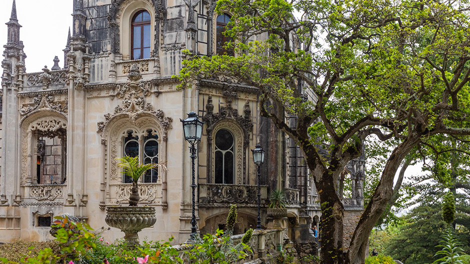 Enchanted walls: the Quinta da Regaleira palace in Sintra is full of mystery.