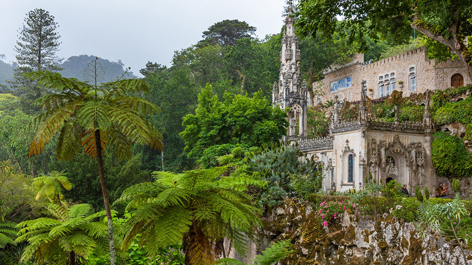 Enchanted walls: the Quinta da Regaleira palace in Sintra is full of mystery.