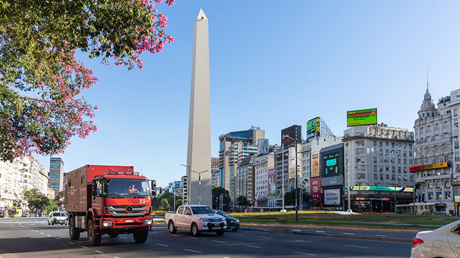 Deserted: In the early hours of the morning, a metropolis like Buenos Aires, which is extremely bustling during the day, is particularly easy to explore.