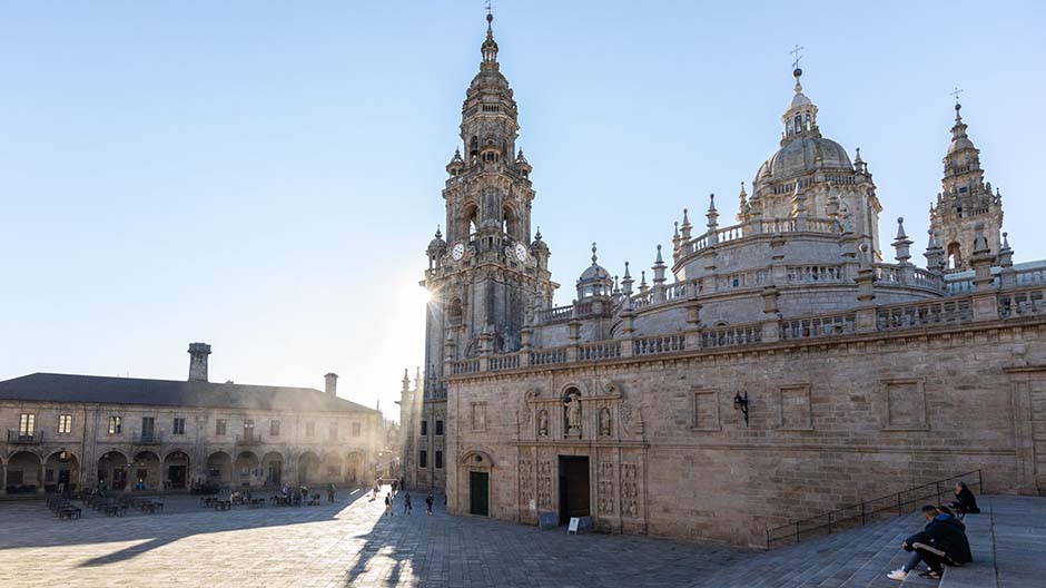 The Kammermanns experienced Catholic splendour in Santiago de Compostela... 