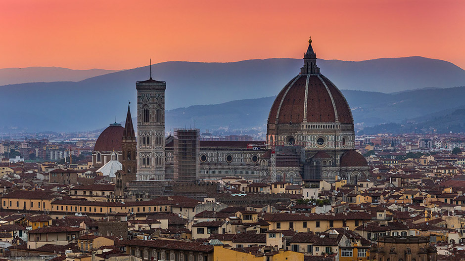 Uit vogelperspectief of met zicht op de details: Florence is een fascinerende stad. 