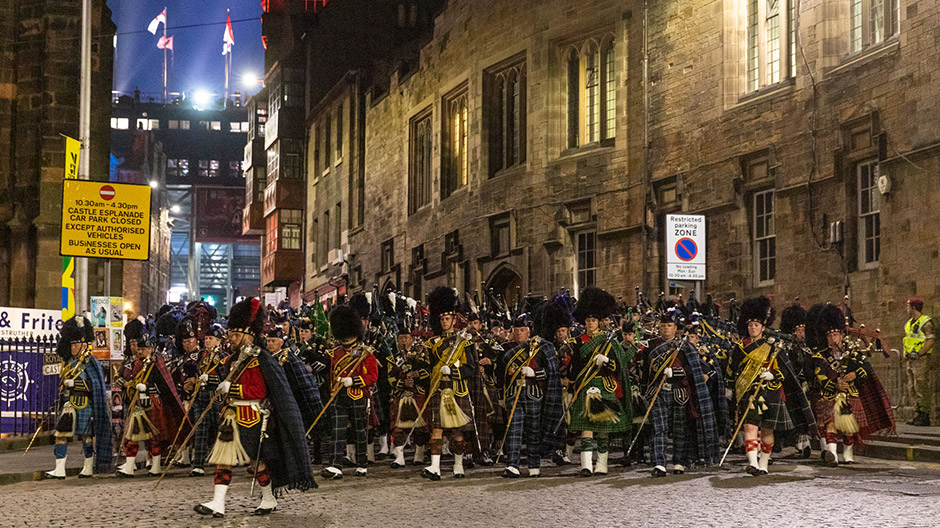A hearty performance at the Royal Edinburgh Military Tattoo Festival.
