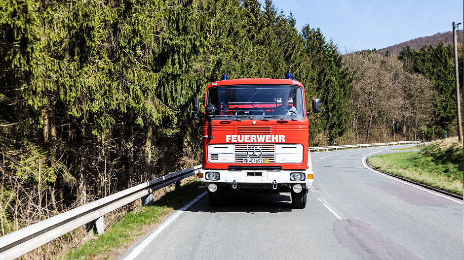 Perfectly suited for long-distance travel: Stefan Klute's LPK 1626 has been a fire engine since 1974.