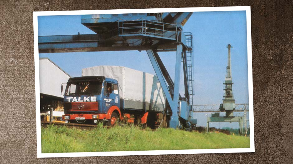Nel 1981 erano già 170 gli autocarri al servizio della Talke, 40 anni dopo la flotta dell'azienda conta 2.600 veicoli.