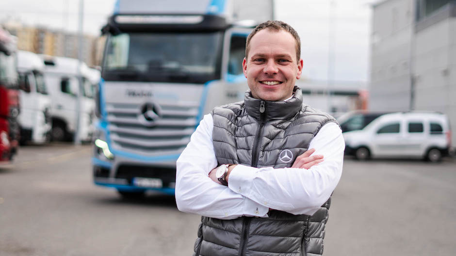 Jan Bezděka, školitel řidičů Mercedes-Benz Trucks Česká republika.