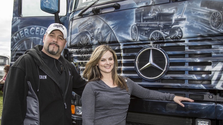 Lisa Kelly and Todd Dewey from TV’s Ice Road Truckers. 