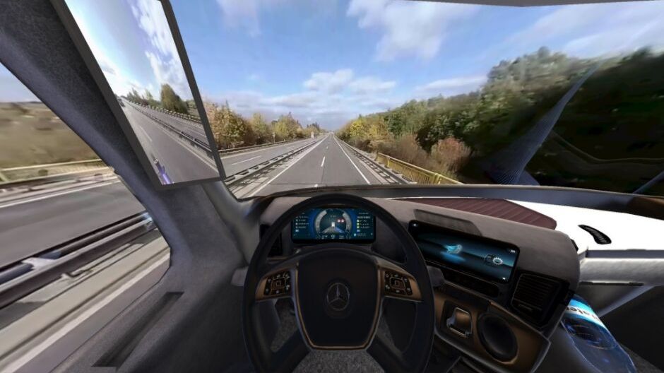 Gracias a este simulador, podemos como conductores experimentar en primera persona cómo sería la conducción con el nuevo Actros.