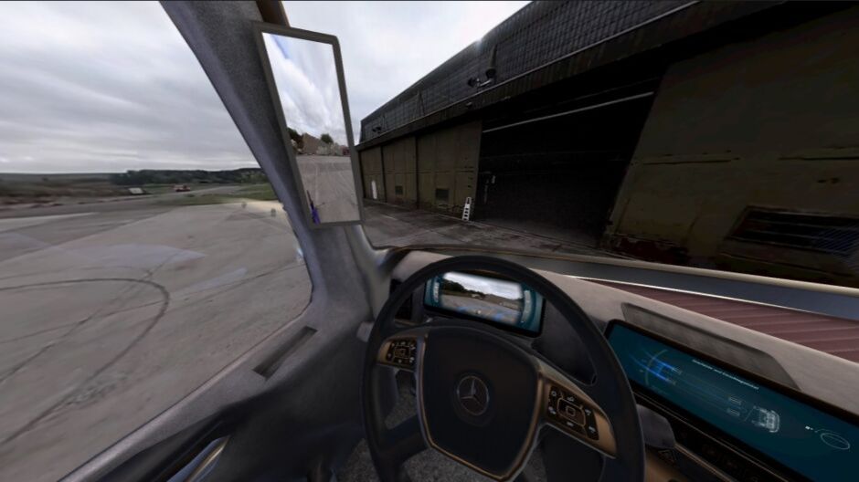 Gracias a este simulador, podemos como conductores experimentar en primera persona cómo sería la conducción con el nuevo Actros.
