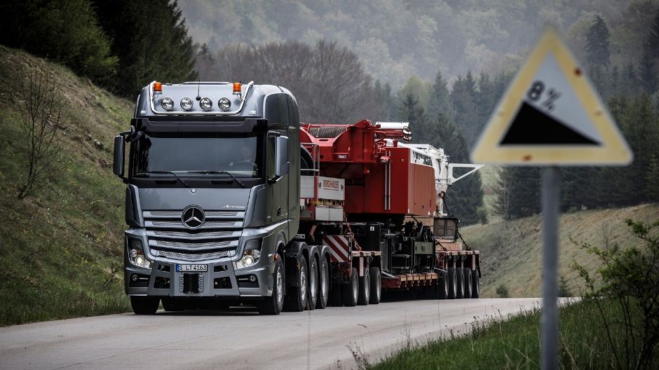 El PPC se sirve de serie en camiones hasta 120 toneladas.