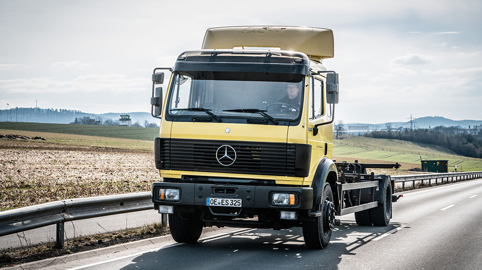 Čirá nostalgie: Thomas Nieswandt vlastní nákladní automobil ze svého dětství.